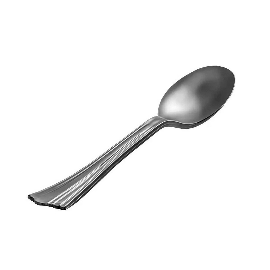 Colher de Sobremesa Prata - 15cm - 12 unidades - Rizzo em Oferta na Shopee