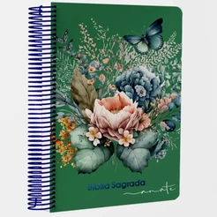 Biblia Anote | Letra Grande | Espiral NVI | Pluma Leve | Editora Geográfica