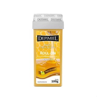 Kit 5 Unid Cera Depilatória Depimiel Roll-on Clássica 100g