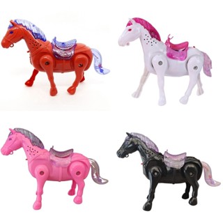 Cavalo De Brinquedo Anda Tem Som e Luzes Cavalinho em Oferta na Shopee