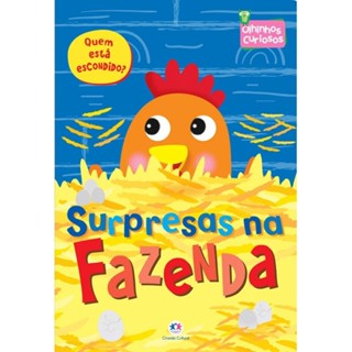Livro Cartonado Surpresa na fazenda em Oferta na Shopee
