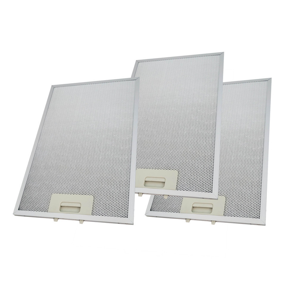 KIT 3 FILTROS ALUMINIO DEPURADOR ELECTROLUX DE80T A08455901