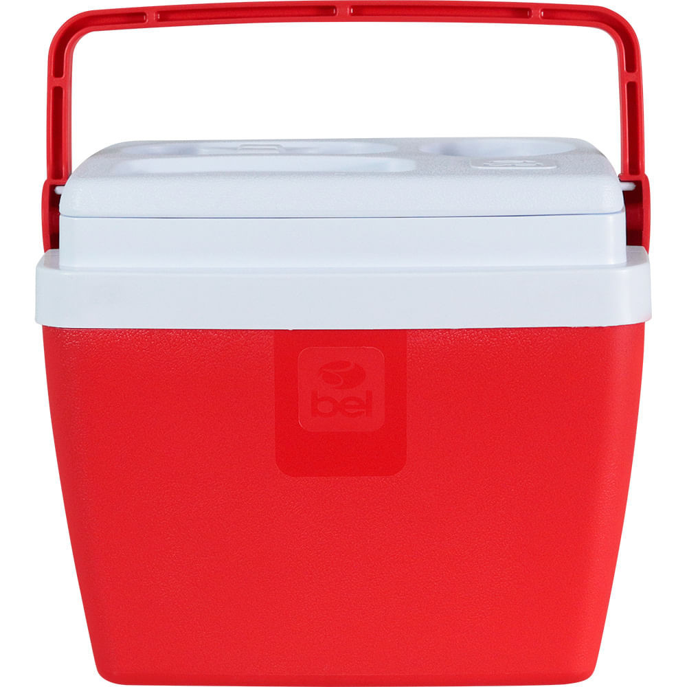 Caixa Térmica Cooler 12L Vermelho Praia Pesca Camping Belfix