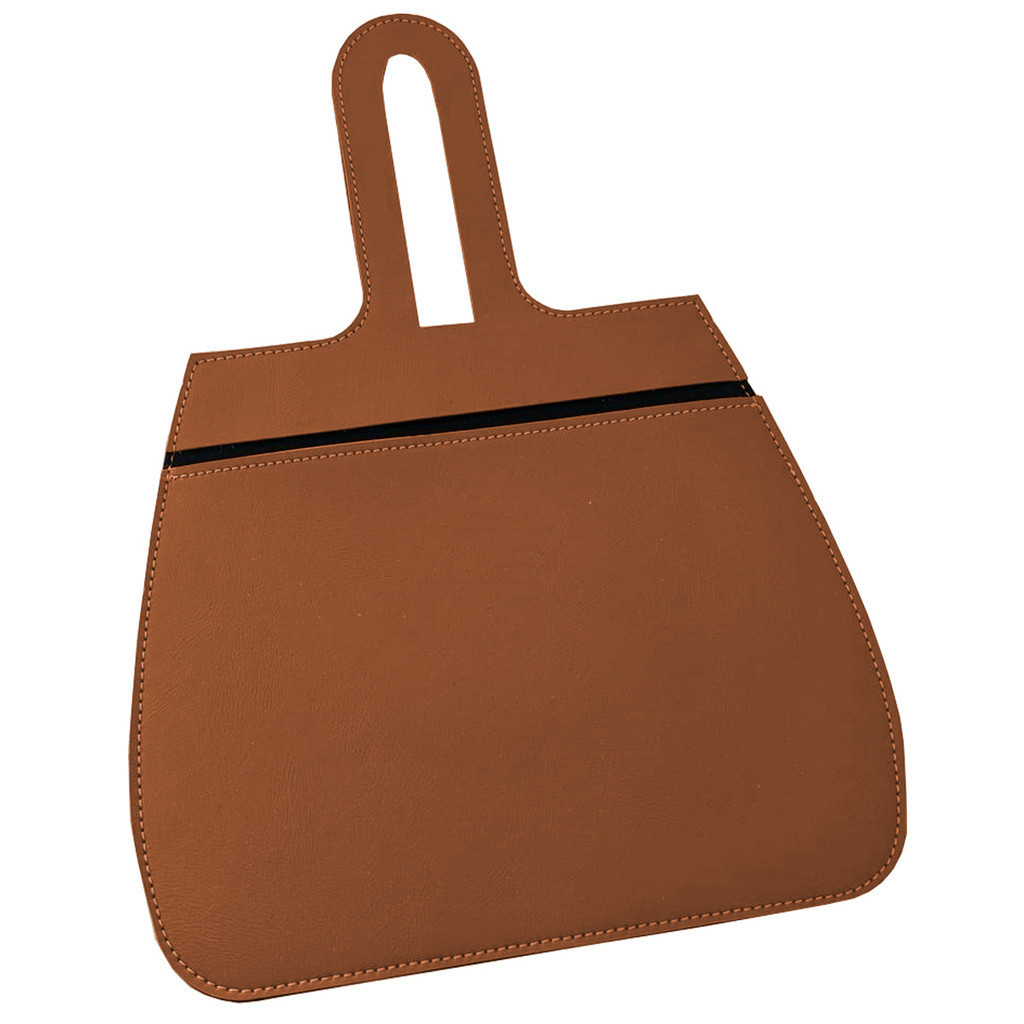 Porta Lixo Caramelo Lixeira Para Carro Couro Sintético