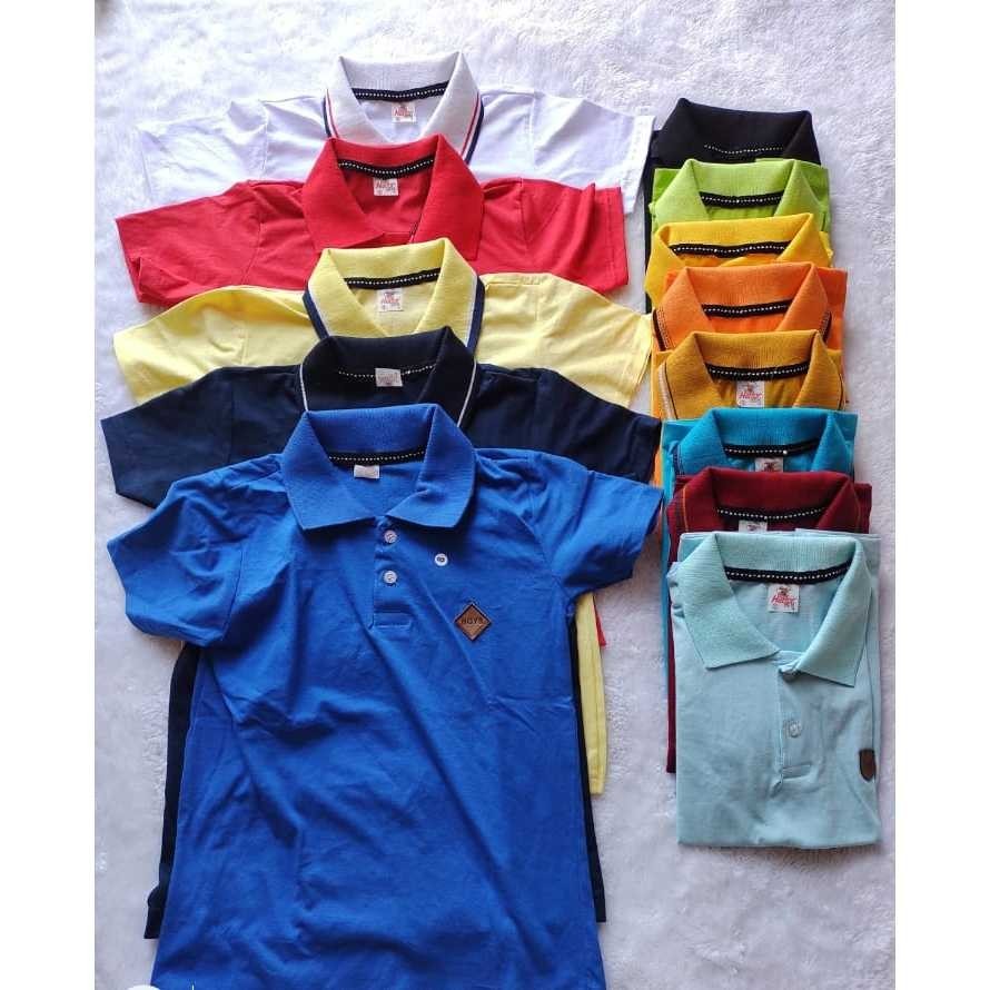 Kit com 2 Camisa Polo Infantil e Juvenil