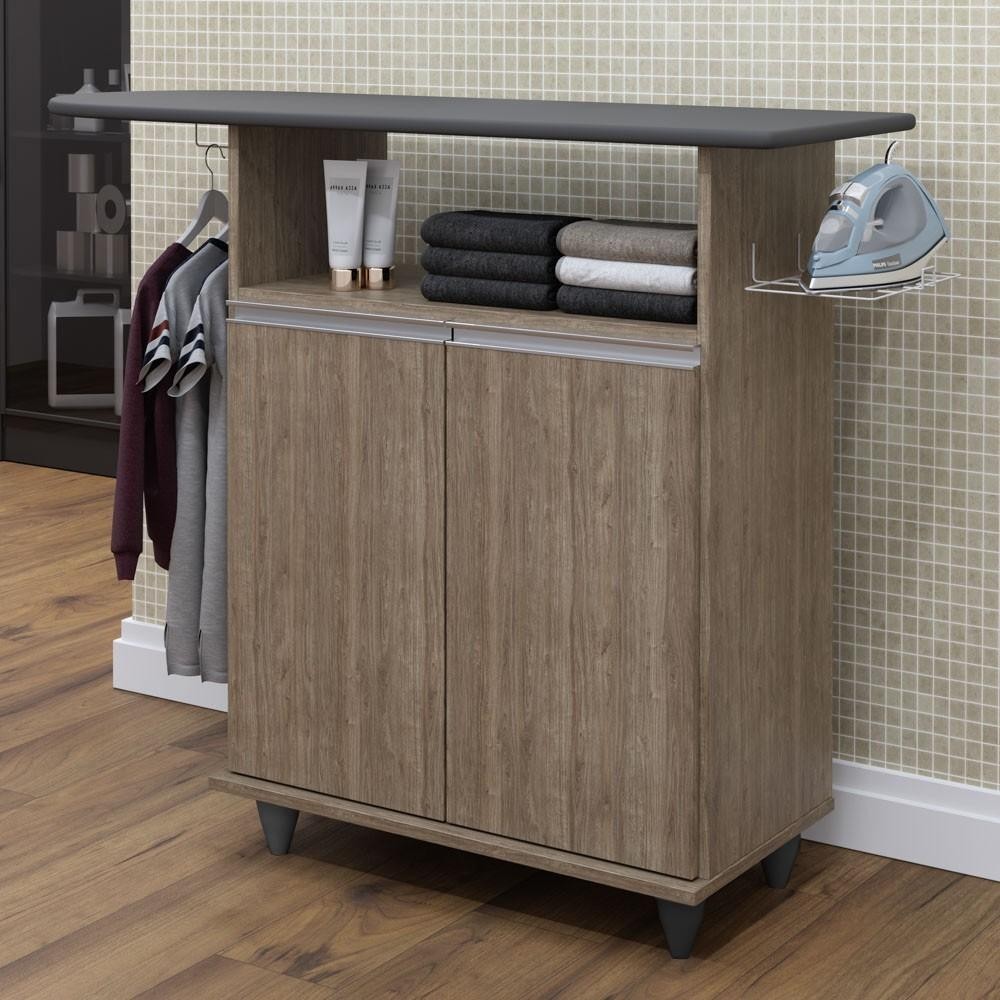 Tábua de Passar Com Balcão 2 Portas Carla Castanho - Lumil em Oferta na Shopee