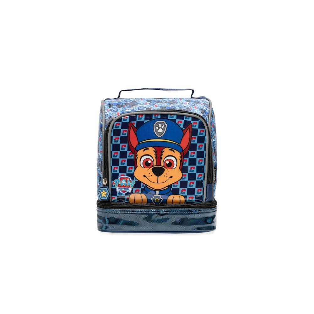 Lancheira Térmica Infantil Masculina Patrulha Canina Chase Azul