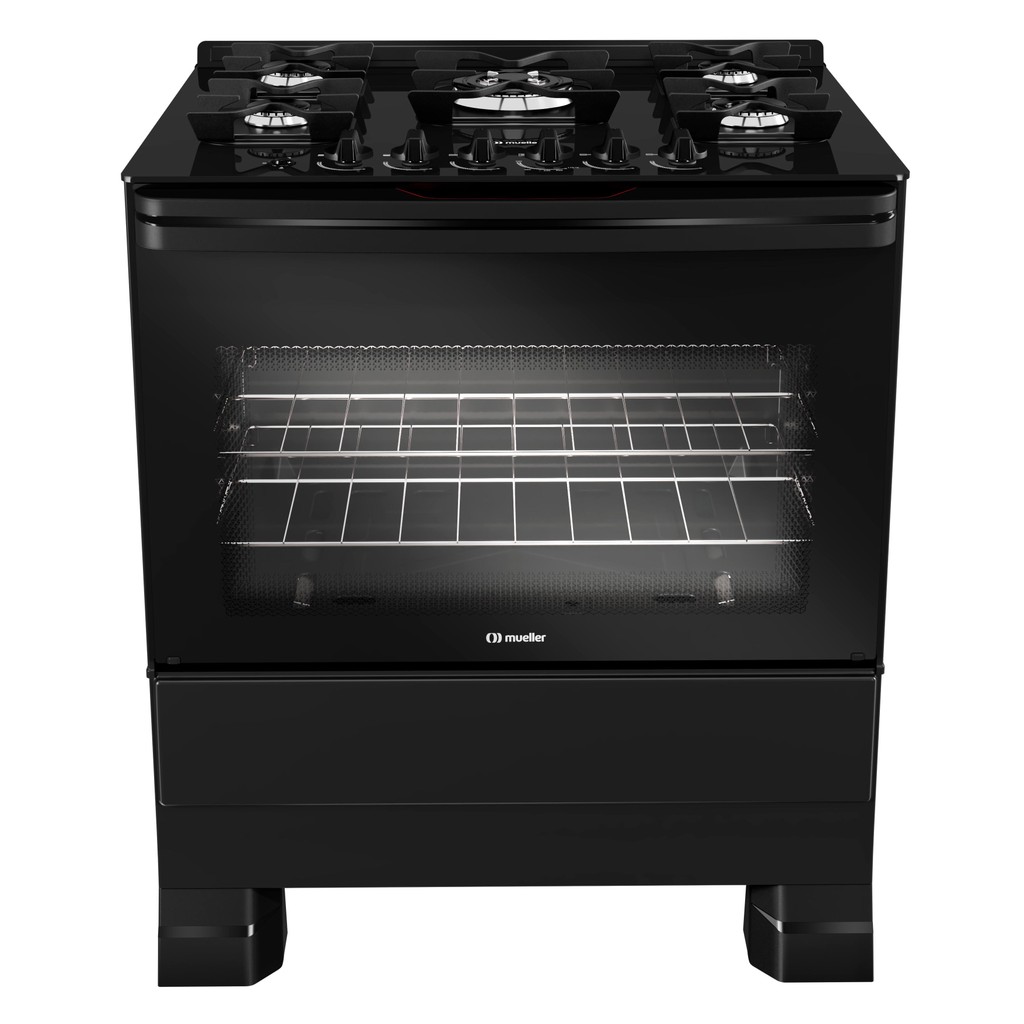 Fogão Mueller 5 Bocas Mesa de Vidro com Tripla Chama e Acendimento Automático MFV5BF em Oferta na Shopee
