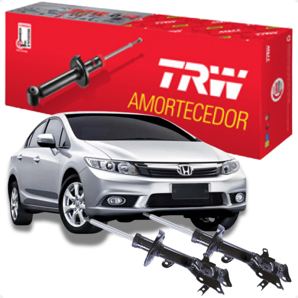 Par Amortecedor Dianteiro Honda Civic 1.8 2012 2013 2014 2015 2016 Original TRW