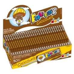 Pirulito Mastigável Frutsy Chocolate c/50 - Dori