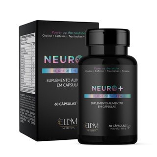 Neuro+ 60 Capsulas ELLYM NUTRITION Nootropicos Multivitaminico Foco Cafeina Magnesio B12 Tirosina em Oferta na Shopee
