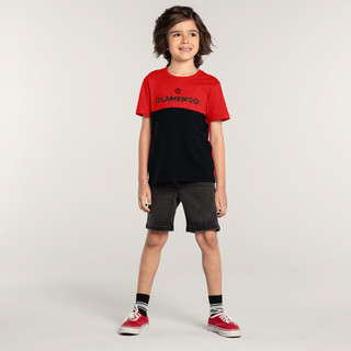 Camiseta Unissex Flamengo Em Malha Infantil Brandili em Oferta na Shopee