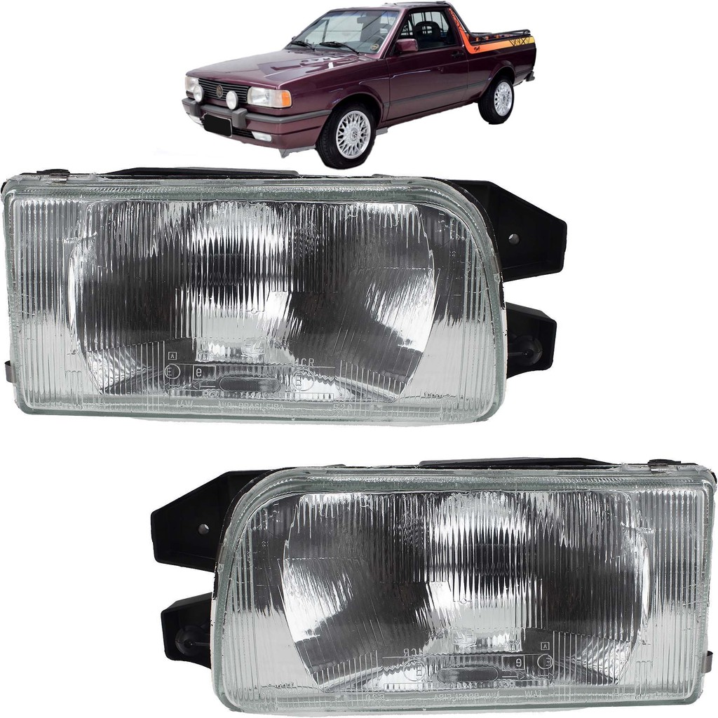 Par Farol Saveiro 1991 1992 1993 1994 Cromado