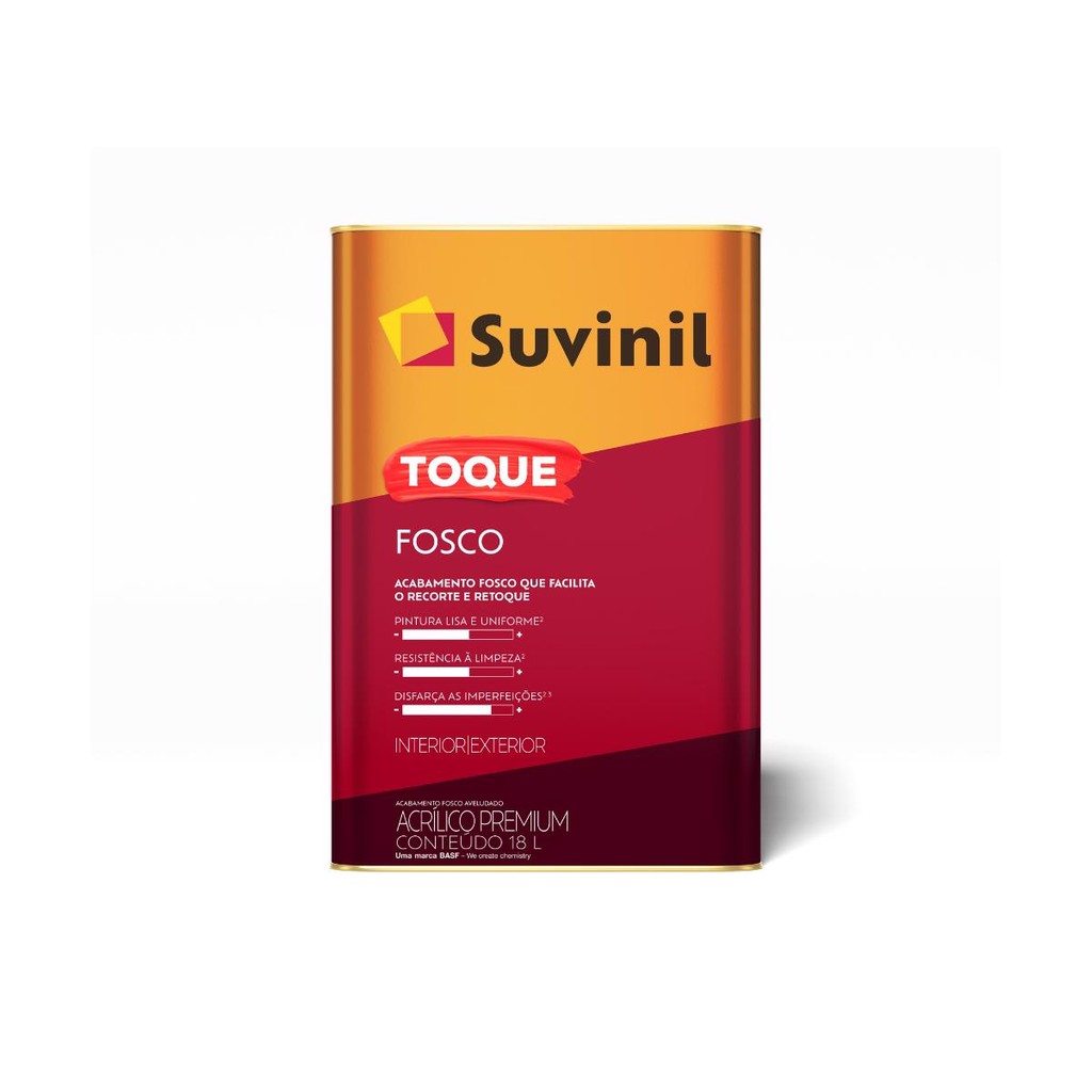 Tinta Toque Fosco Cores Básicas 18L Suvinil