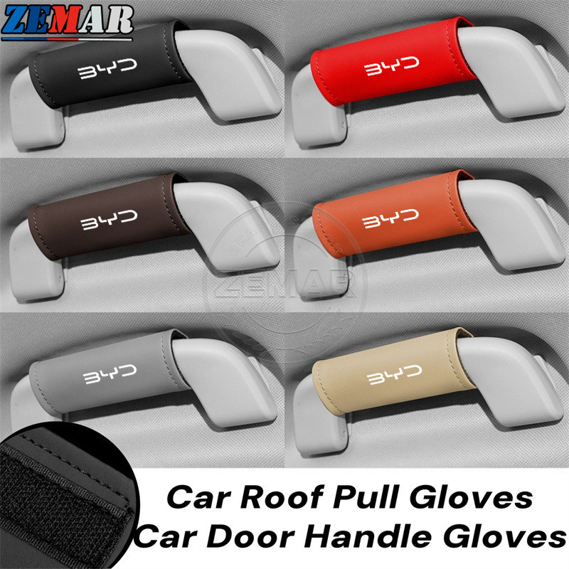 BYD Luvas De Couro Para Puxar Teto De Carro Maçaneta Interna Do Capa Protetora De Alça De Apoio De Braço Atto 3 Dolphin BYD Luvas De Couro Para Puxar Teto De Carro Maçaneta Interna Do Capa Protetora De Alça De Apoio De Braço Atto 3 Dolphin