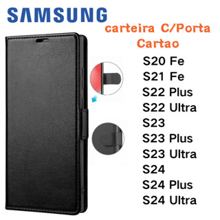 Capa Capinha Carteira Flip Cover Para Samsung Galaxy S20 Fe/ S21 Fe/ S22/ S22 Plus/ S22 Ultra/ S23/ S23 Fe/ S23 Ultra /S24