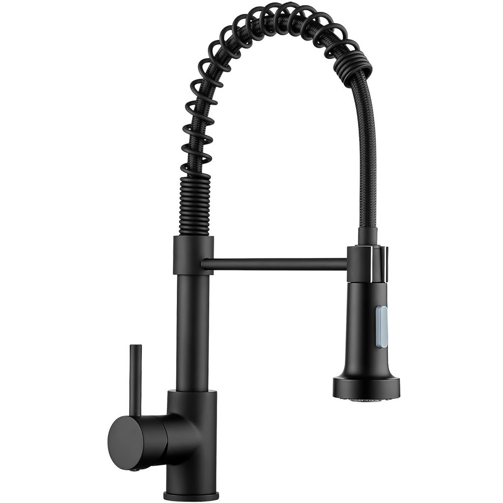 Torneira Cozinha Gourmet Spray Misturador Monocomando Black