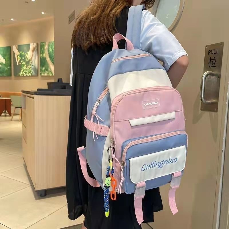 mochila escolar impermeável para menina ALEX