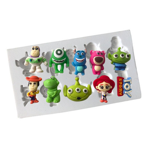 Molde Silicone Toy Story Monstros Sa Apliques Confeitaria em Oferta na Shopee
