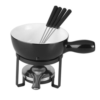 Aparelho de Fondue 8 Peças para Queijo Lyor de Ferro Preto em Oferta na Shopee