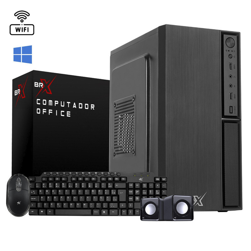 Computador i5 10400f 8Gb GT 210 1Gb SSD 240 Windows 10 Wi-Fi