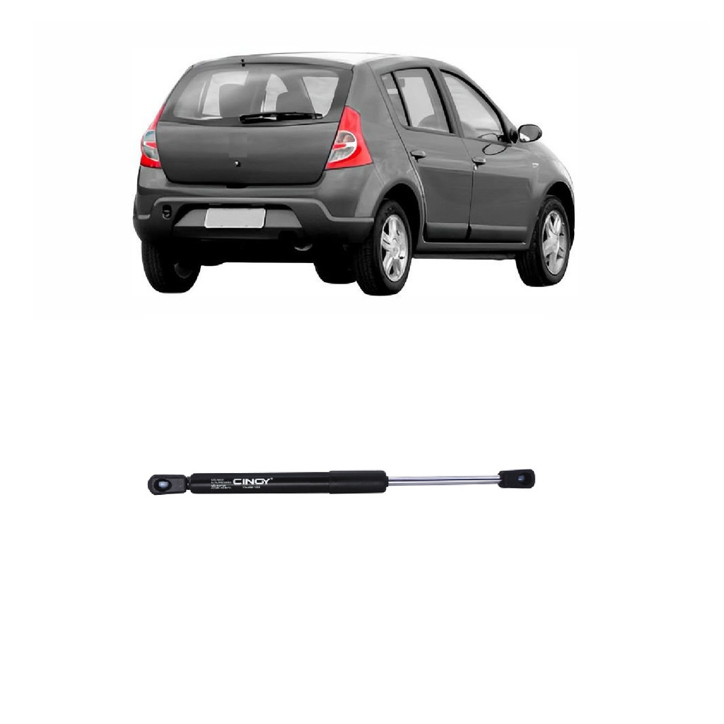 AMORTECEDOR TAMPA TRASEIRA PORTA MALAS SANDERO 2008 A 2014 em Oferta na Shopee