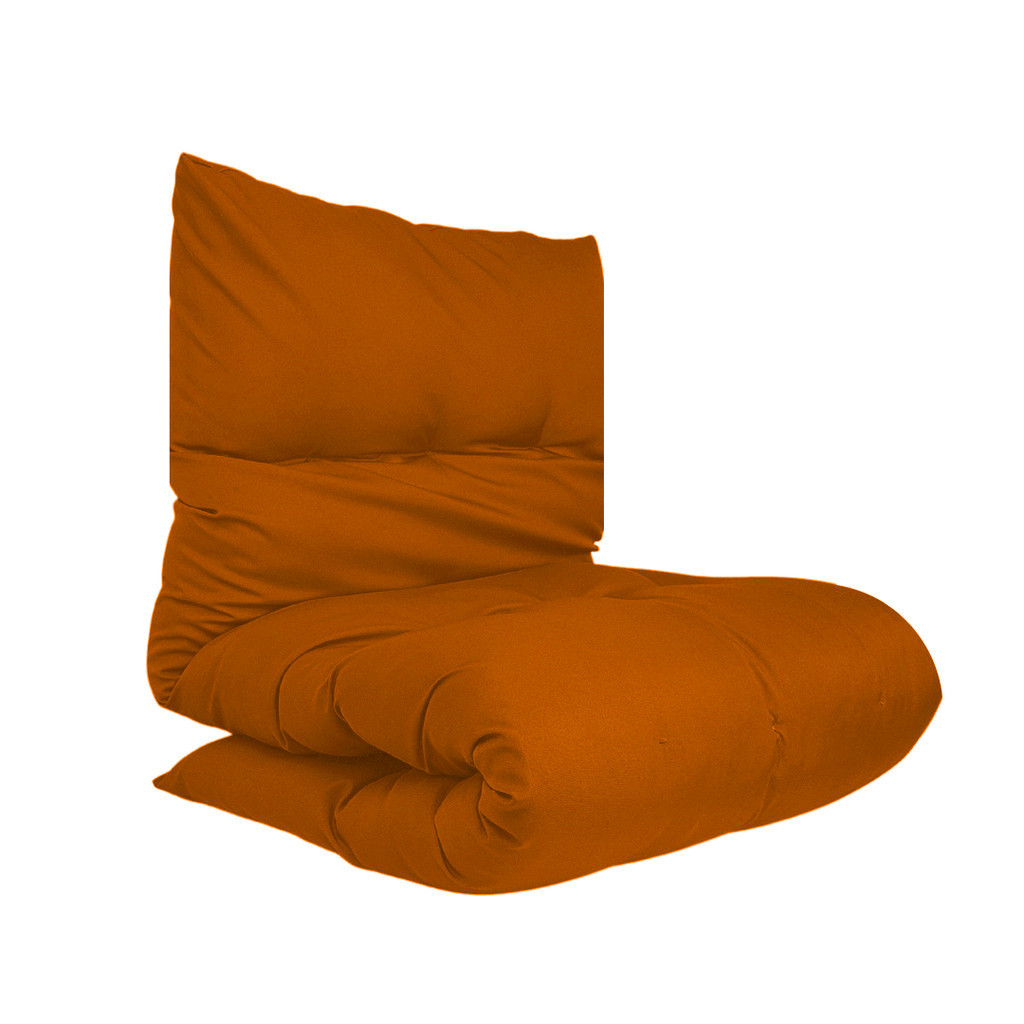 Futon Retangular Espreguiçadeira Banco Pallet Colchonete Dobrável Solteiro 60x170 cm
