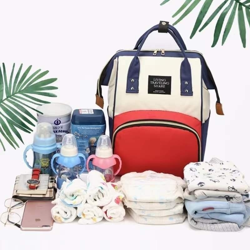 Imagem Mochila Maternidade Bolsa Mamãe Bebê Multifunção MarisaStore