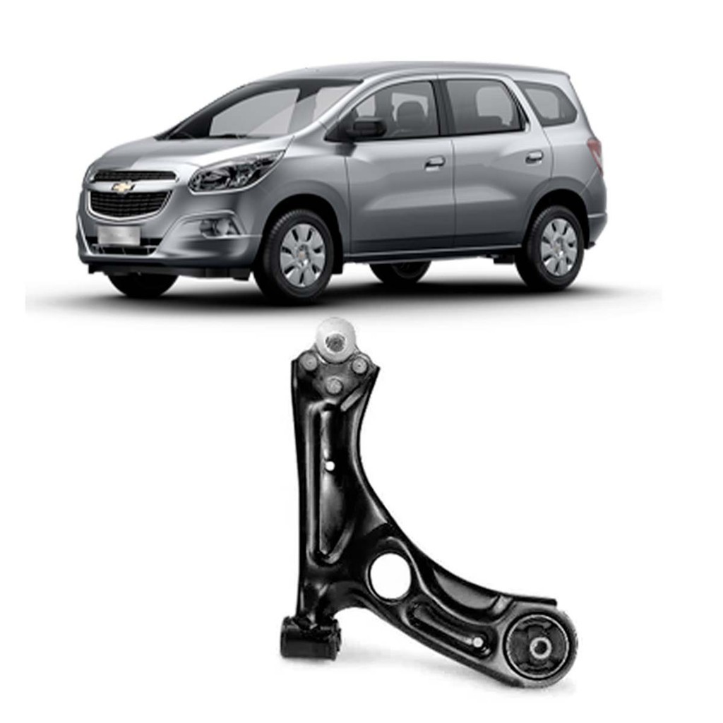 Bandeja Suspensão Chevrolet Spin 2012 A 2018 Lado Direito Completo com Pivô