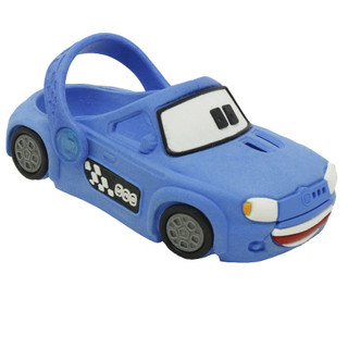 Sandália Babuche Papete Chinelo Infantil Plugt Menino Confortável Divertido Carro Uno Azul em Oferta na Shopee