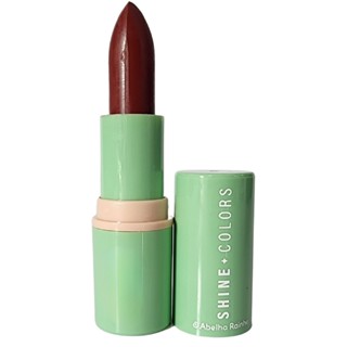 Batom Matte Aveludado Vinho Marsala Shine Colors Abelha Rainha 4g em Oferta na Shopee