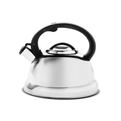 Chaleira 2,7L com Apito em Aço Inox Alça em Nylon para Fogão a Gás Vitrocerâmico, Elétrico Por Indução - Brinox 4875/100