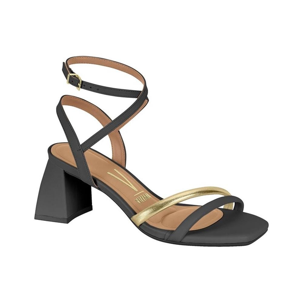 Sandália Feminina Vizzano Salto Geométrico - 6500104 em Oferta na Shopee