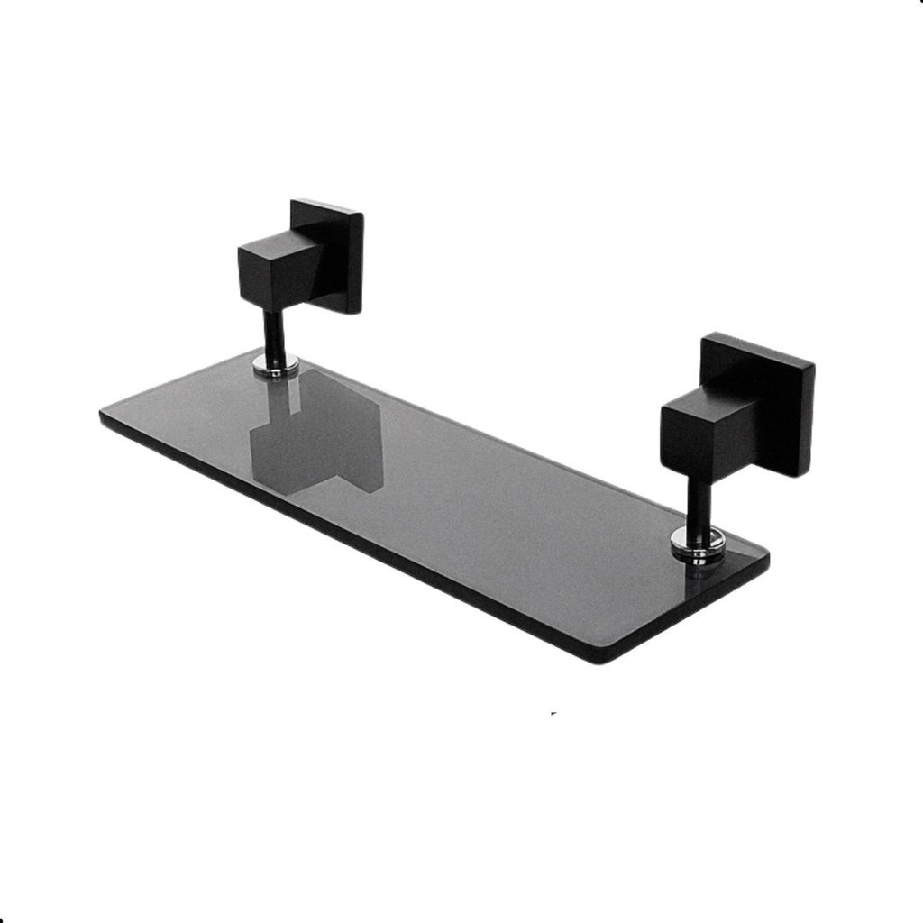 Porta Shampoo para Banheiro Luxo Modelo Grécia - Preto