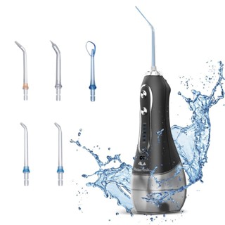 Irrigador Oral Limpador Bucal Dental Jet Clean Com Botões Prateados Alimentação Usb Relaxmedic em Oferta na Shopee