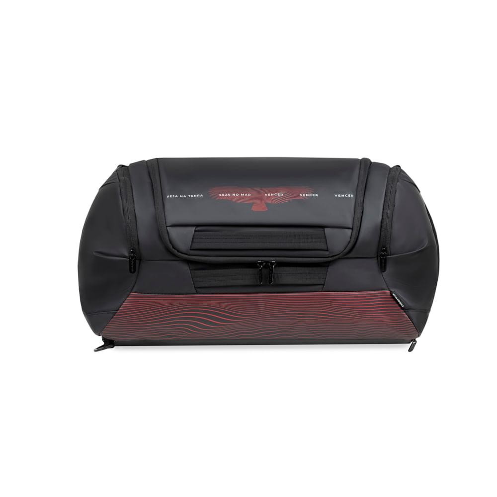 Bolsa de Viagem Masculina Flamengo Oficial Grande Travel Preta