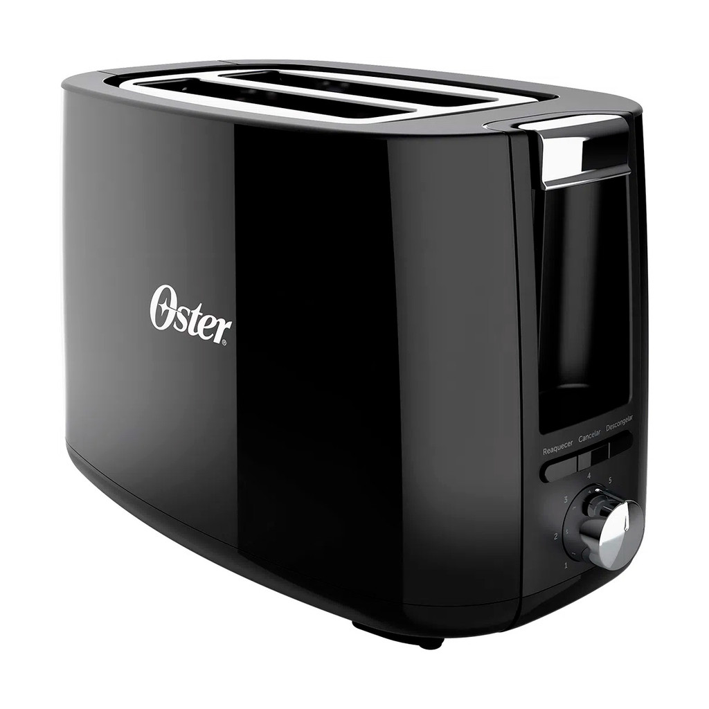 Torradeira Elétrica Black Simple Life Oster OTOR650 220v 7 Níveis Pés Antiderrapantes Bandeja Coletora