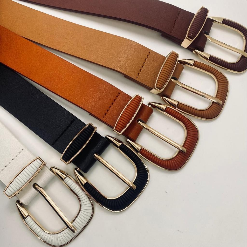 Cinto PLUS SIZE Feminino Chique Tendência I Fivela Redonda na Cor do Cinto I 130 cm em Oferta na Shopee