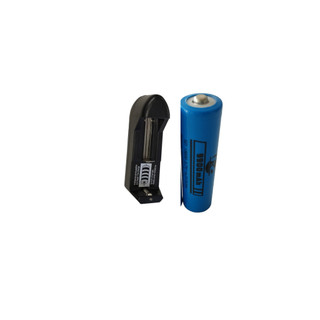 Carregador Turbo + Bateria 18650 De Alta Durabilidade Lanterna Laser Microfone x900 T6 T9
