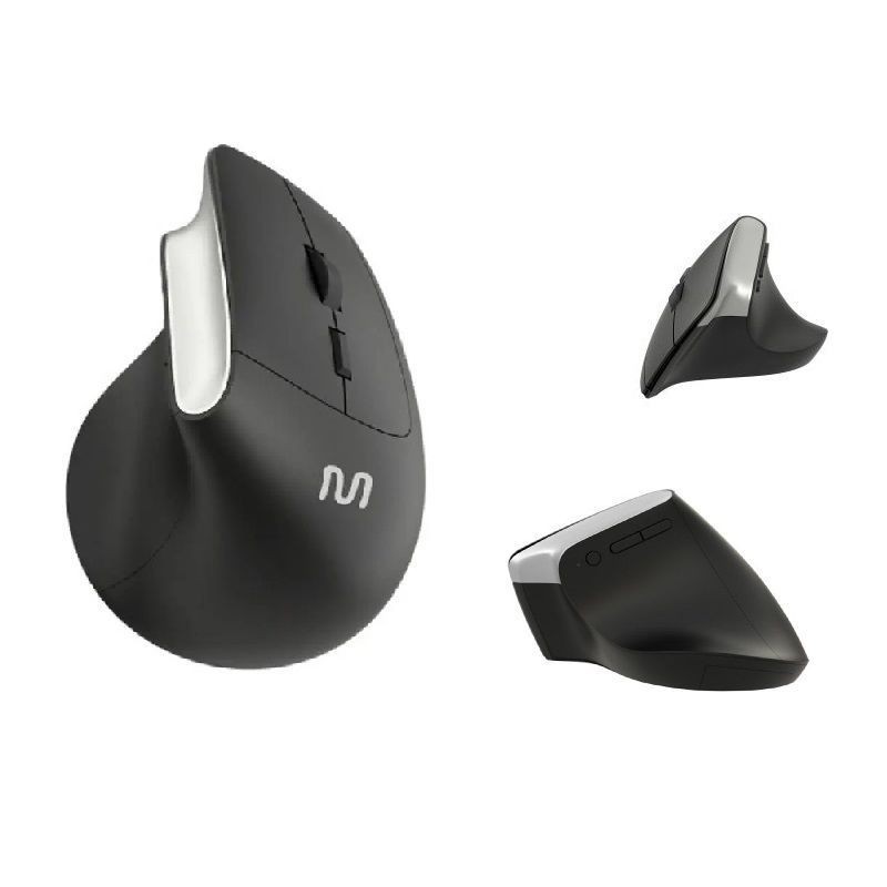 Mouse Multilaser S/Fio Vertical 6 Botoes Multimode Ms800 Preto