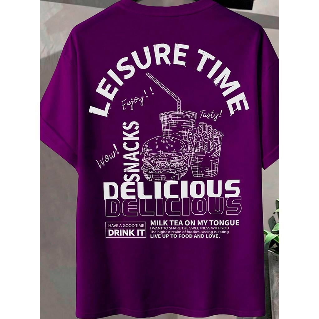 T Shirt Blusa Leisure Time Camiseta Oversized Despojada Life Style Unissex Larga Old School