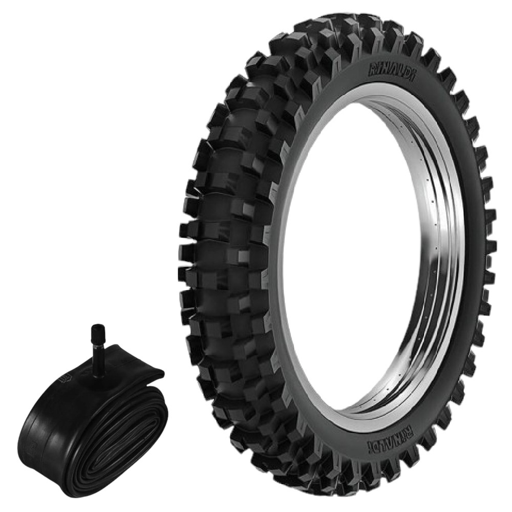 Kit Pneu Crf230 Ttr 230 100/100-18 59m Rw33 Rinaldi + Camara