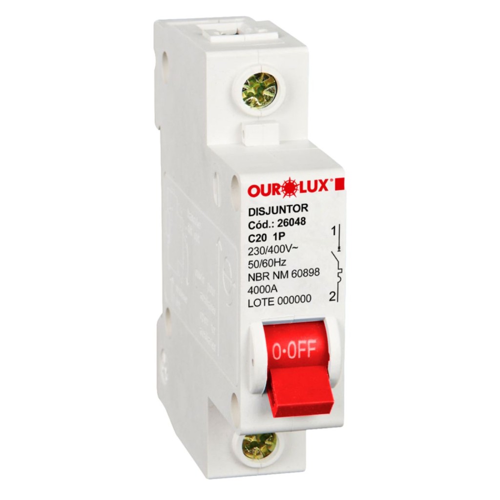 DISJUNTOR UNIP 32A  (C) OUROLUX