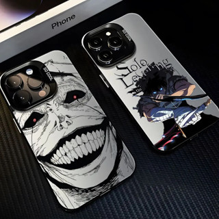 Anime Solo Nivelamento Caso Para IPhone 16E 16 15 11 14 13 12 Pro Max Plus Telefone Embalagem Dura À Prova De Choque em Oferta na Shopee