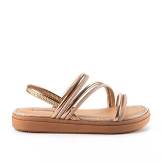 Sandália Mississipi Flatform Metalizada MI592