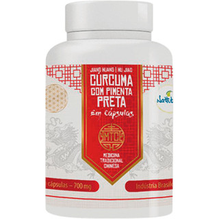 Curcuma com Pimenta 60 Cápsulas 700mg Nattubras 60 cápsulas 700mg