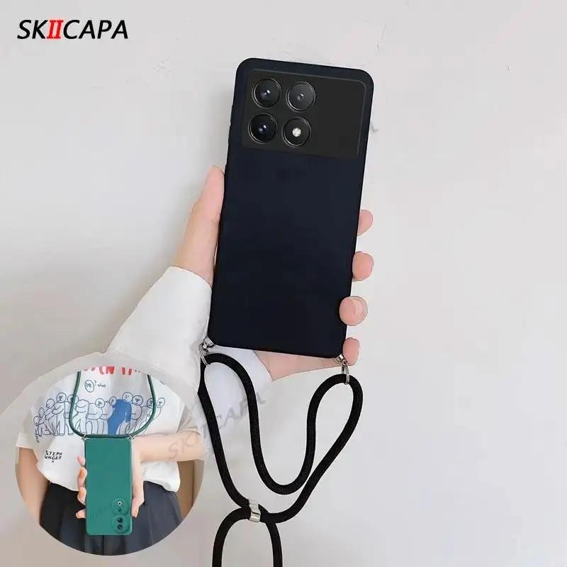 Colar Transversal Cordão Capa Flexível Para Poco X6 Pro M6pro 5G Protetora De Si