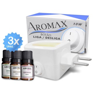 Difusor De Tomada Bivolt Eletrivo + 3 Essencia 10ml Mais Cheirosas Kit Casa Cheirosa
