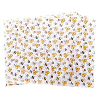 50 Unidades de Papel Manteiga Lyor Emtampado Bee 24,5cm