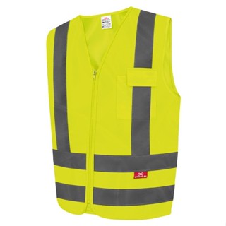 Colete Refletivo Amarelo Fluorescente com 1 Bolso SteelFlex em Oferta na Shopee